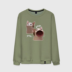 Мужской свитшот Cat Pop - Мем