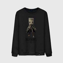 Свитшот хлопковый мужской Little Nightmares 2, цвет: черный