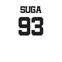 Свитшот хлопковый мужской BTS - Suga 93, цвет: белый — фото 2