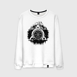 Мужской свитшот Вегвизир Рунический Компас