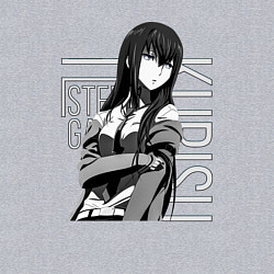 Свитшот хлопковый мужской Kurisu Makise, цвет: меланж — фото 2