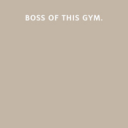 Свитшот хлопковый мужской BOSS OF THIS GYM, цвет: миндальный — фото 2