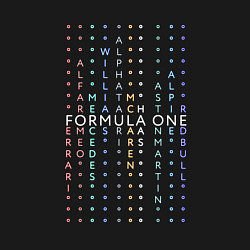 Свитшот хлопковый мужской Команды Формулы 1, цвет: черный — фото 2