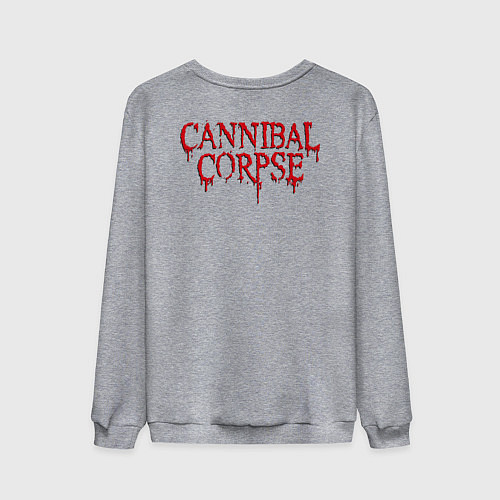 Мужской свитшот Cannibal Corpse Труп Каннибала спина Z / Меланж – фото 2