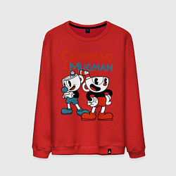 Мужской свитшот Cuphead & Mugman