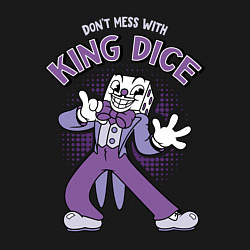 Свитшот хлопковый мужской King Dice, Cuphead, цвет: черный — фото 2