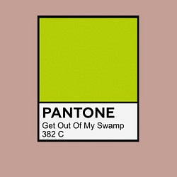 Свитшот хлопковый мужской Shrek: Pantone Color, цвет: пыльно-розовый — фото 2