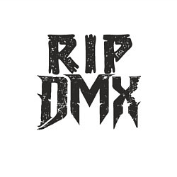 Свитшот хлопковый мужской RIP DMX, цвет: белый — фото 2