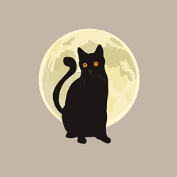 Свитшот хлопковый мужской Moon Cat, цвет: миндальный — фото 2