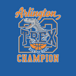 Свитшот хлопковый мужской T-rex Champion 23, цвет: синий — фото 2