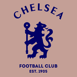 Свитшот хлопковый мужской Chelsea Est. 1905, цвет: пыльно-розовый — фото 2