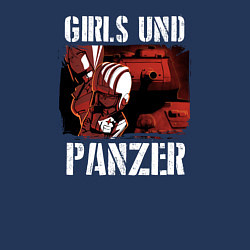 Свитшот хлопковый мужской Девушки и танки Катюша, цвет: тёмно-синий — фото 2