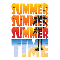 Свитшот хлопковый мужской SUMMER TIME, цвет: белый — фото 2