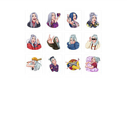 Свитшот хлопковый мужской Билли Айлиш, цвет: белый — фото 2