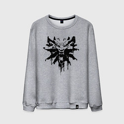 Мужской свитшот The Witcher подтеки лого