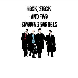 Свитшот хлопковый мужской Карты деньги два ствола, цвет: белый — фото 2