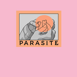 Свитшот хлопковый мужской Parasite, цвет: светло-розовый — фото 2