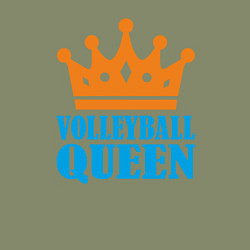 Свитшот хлопковый мужской Королева Волейбола, цвет: авокадо — фото 2