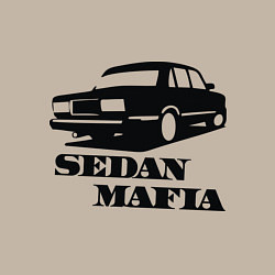 Свитшот хлопковый мужской SEDAN MAFIA, цвет: миндальный — фото 2