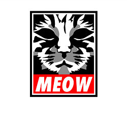 Свитшот хлопковый мужской Meow Obey, цвет: белый — фото 2