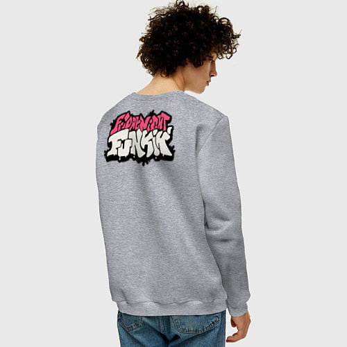 Мужской свитшот Friday Night Funkin A G O T I / Меланж – фото 4