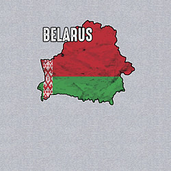 Свитшот хлопковый мужской Belarus Map, цвет: меланж — фото 2