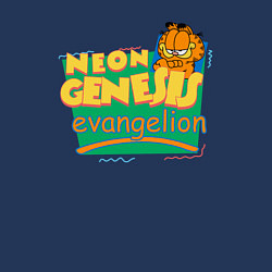 Свитшот хлопковый мужской GARFIELD GENESIS EVANGELION, цвет: тёмно-синий — фото 2