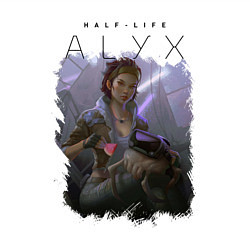 Свитшот хлопковый мужской ALYX HALF LIFE Z, цвет: белый — фото 2