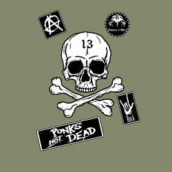 Свитшот хлопковый мужской Как у КНЯZZя Король и Шут, цвет: авокадо — фото 2