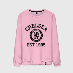 Свитшот хлопковый мужской Chelsea 1905, цвет: светло-розовый