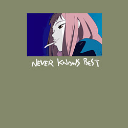 Свитшот хлопковый мужской Never knows best color, цвет: авокадо — фото 2