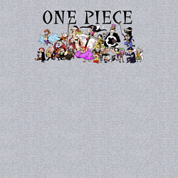 Свитшот хлопковый мужской Персонажи One Piece Большой куш, цвет: меланж — фото 2