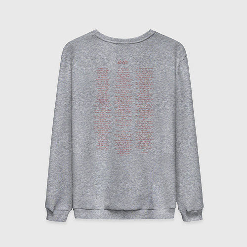 Мужской свитшот BAD Майкл Джексон / Меланж – фото 2