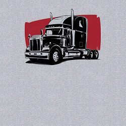 Свитшот хлопковый мужской Truck red, цвет: меланж — фото 2