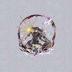 Свитшот хлопковый мужской Скарамучча в деле, цвет: меланж — фото 2