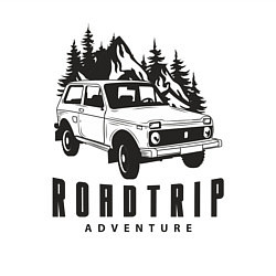 Свитшот хлопковый мужской Niva roadtrip, цвет: белый — фото 2