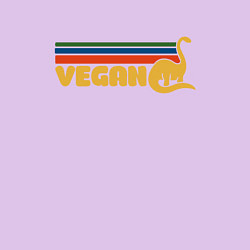 Свитшот хлопковый мужской Dino Vegan, цвет: лаванда — фото 2