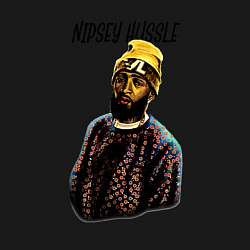 Свитшот хлопковый мужской Hip Hop Hussle, цвет: черный — фото 2