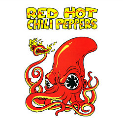 Свитшот хлопковый мужской RED HOT CHILI PEPPERS, цвет: белый — фото 2