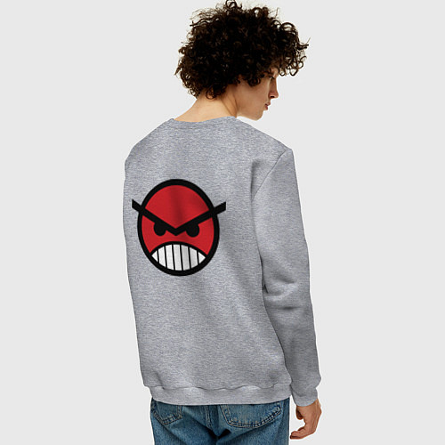 Мужской свитшот Angry marines / Меланж – фото 4