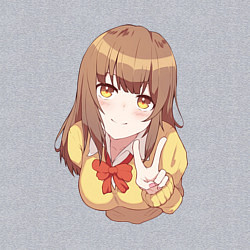 Свитшот хлопковый мужской Огивара, цвет: меланж — фото 2