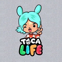 Свитшот хлопковый мужской Toca Life, цвет: меланж — фото 2
