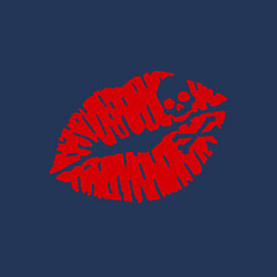 Свитшот хлопковый мужской Смертельный поцелуй, цвет: тёмно-синий — фото 2