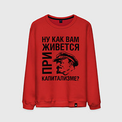 Мужской свитшот Жизнь при капитализме