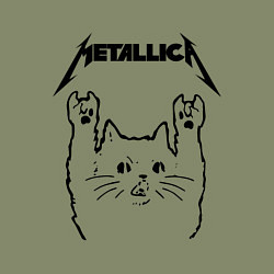 Свитшот хлопковый мужской METALLICA МЕТАЛЛИКА, цвет: авокадо — фото 2