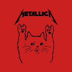 Свитшот хлопковый мужской METALLICA МЕТАЛЛИКА, цвет: красный — фото 2