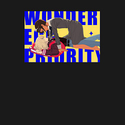 Свитшот хлопковый мужской Нейру и Рика, цвет: черный — фото 2