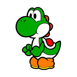 Свитшот хлопковый мужской Yoshi1, цвет: белый — фото 2