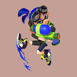 Свитшот хлопковый мужской Splatoon B, цвет: пыльно-розовый — фото 2