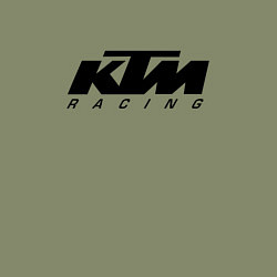 Свитшот хлопковый мужской КТМ МОТОКРОСС KTM RACING, цвет: авокадо — фото 2